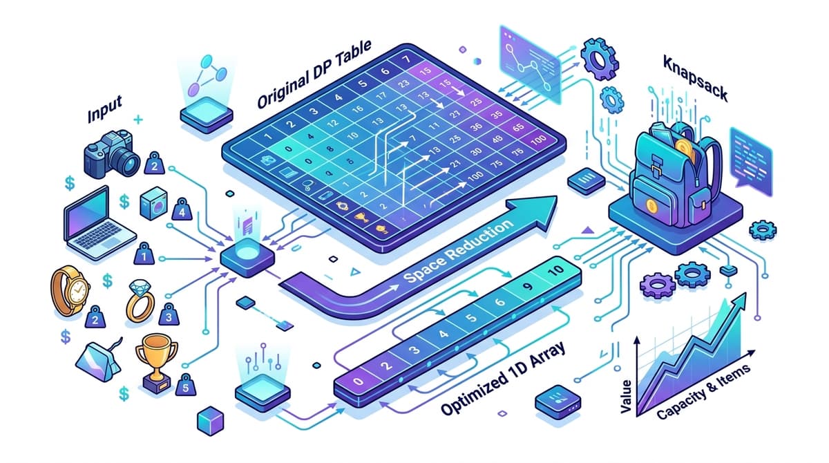 0/1 Knapsack: What the One-Array Rewrite Costs You